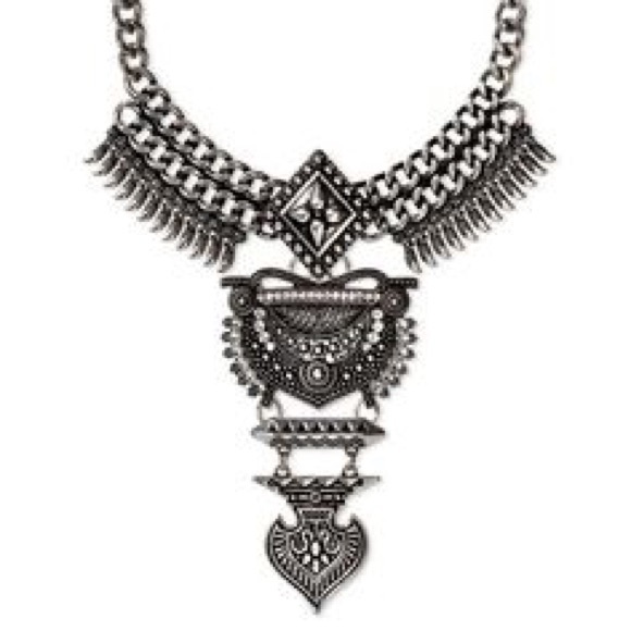 BaubleBar Jewelry - SUGARFIX by BAUBLEBAR Silver Statement Necklace BaubleBar Jewelry - SUGARFIX by BAUBLEBAR Silver Statement Necklace